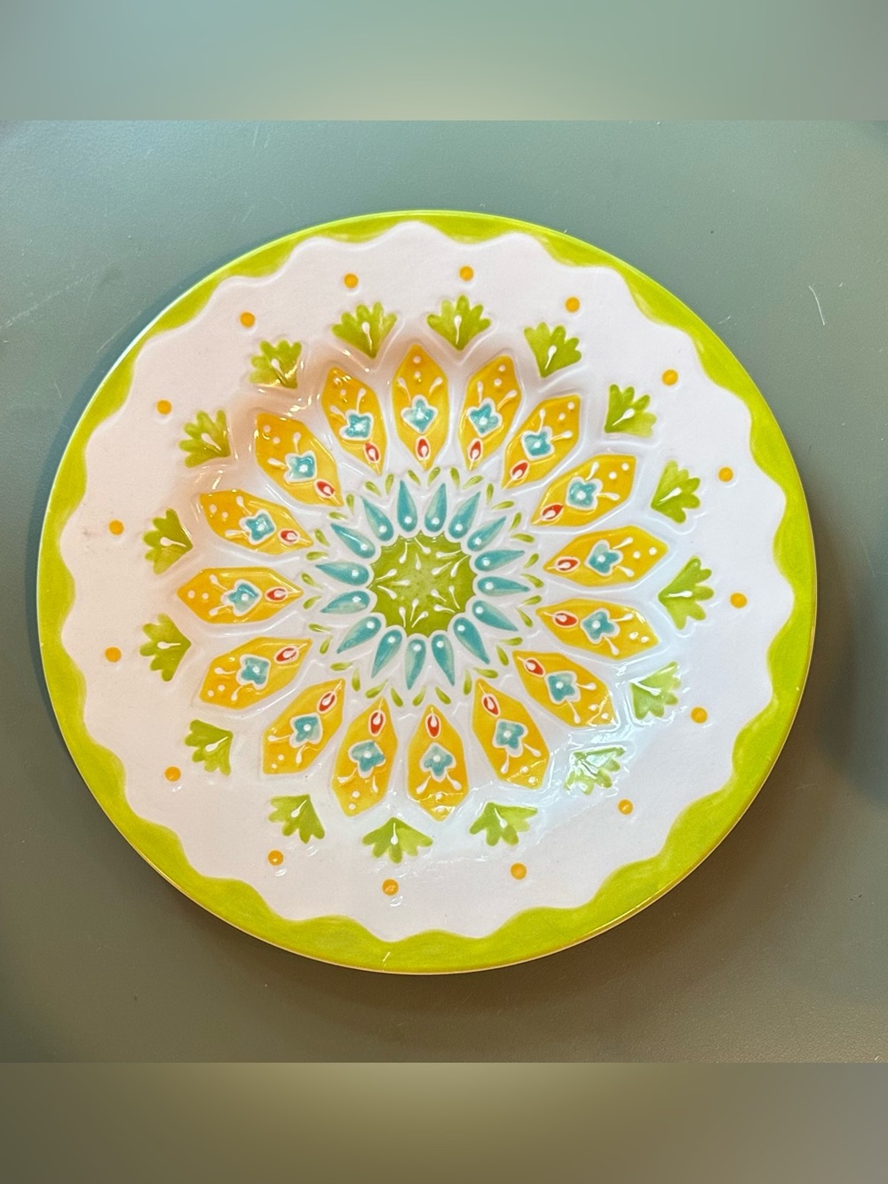 Laurie Gates • set of 3 melamine plates • perfect for kids or picnics